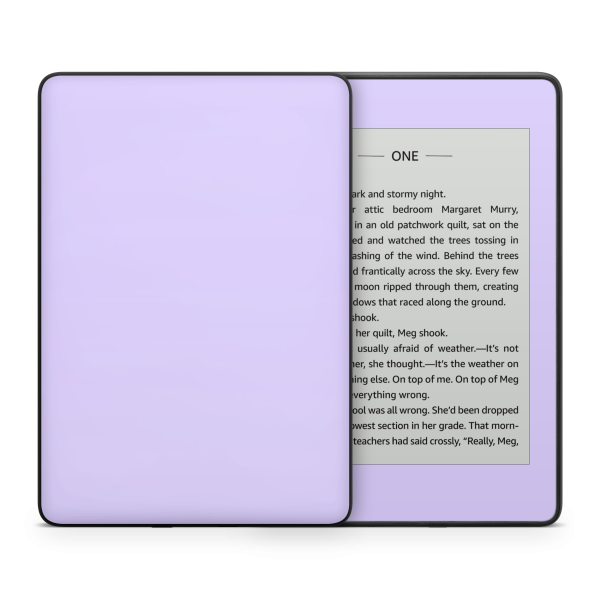 Light Lavender Kindle eReader Skin Online now - Image 3