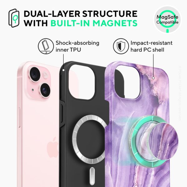 French Violet - iPhone 15 Plus Case For Sale - Image 3